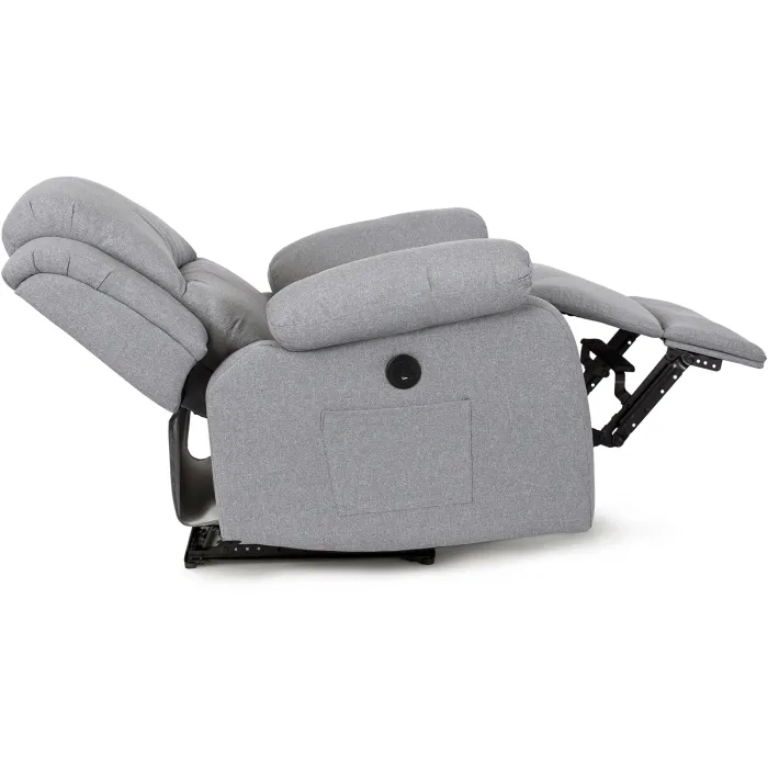 Масажне крісло MEBEL ELITE BONO 2, тканина: сірий фото №12