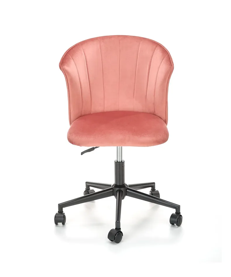 Крісло офісне обертове HALMAR PASCO, рожевий оксамит фото №7