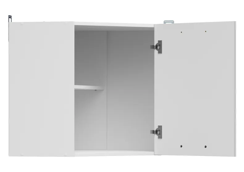 BRW Угловой верхний кухонный шкаф Junona Line 60 см левый/правый jash серый глянец, белый/светло-серый глянец GNWU/57_LP-BI/JSZP фото №3