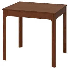 IKEA EKEDALEN ЭКЕДАЛЕН, раздвижной стол, коричневый, 80 / 120x70 см 803.408.35 фото