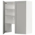 IKEA METOD МЕТОД, навесной шкаф д / вытяжки / полка / дверь, белый / светло-серый, 80x100 см 595.042.87 фото thumb №1