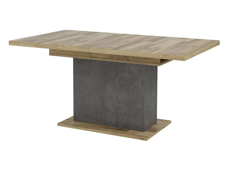 BRW Раскладной стол Ricciano 160/200x90 бетон темно-серый/дуб вековой BNCI/DAKL фото №5