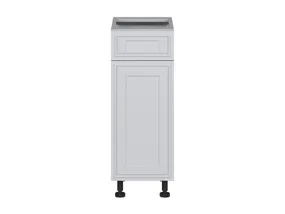 BRW Кухонный цокольный шкаф Верди 30 см правый с выдвижным ящиком светло-серый матовый, греноловый серый/светло-серый матовый FL_D1S_30/82_P/SMB-SZG/JSZM фото