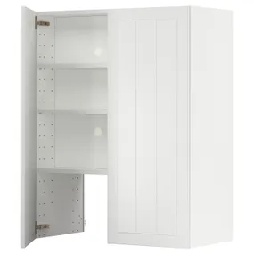 IKEA METOD МЕТОД, настінн шаф д / витяжки з полиц / дверц, білий / стенсундський білий, 80x100 см 195.042.94 фото