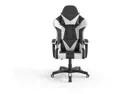 BRW Modena, игровое кресло черно-белое, белый/черный OBR_GAM_MODENA-CZARNO/BIALY фото thumb №2