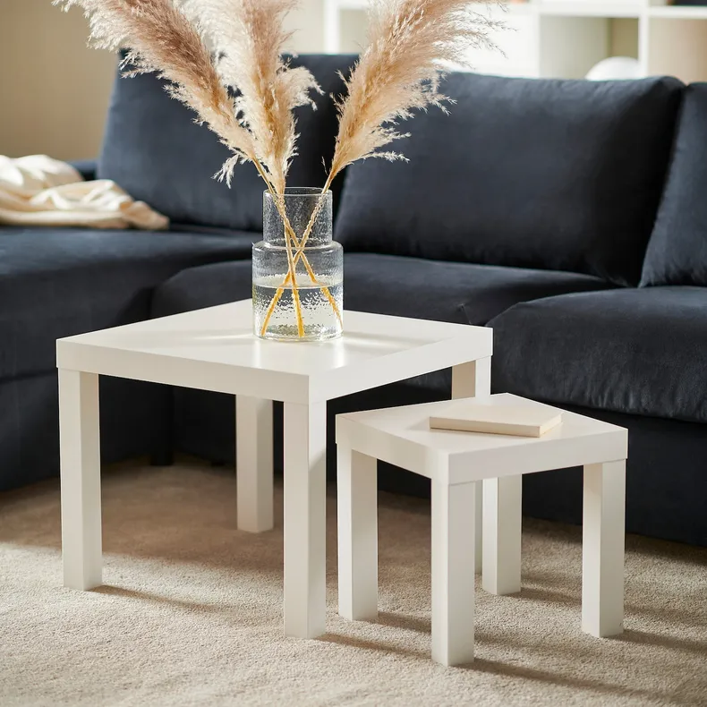 IKEA LACK ЛАКК, комплект столов, 2 шт, белый 594.427.27 фото №4