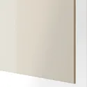 IKEA HOKKSUND ХОККСУНД, 4 панелі для рами розсувних дверцят, глянцевий світло-бежевий, 100x236 см 803.738.02 фото thumb №3