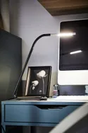 IKEA HÅRTE ХОРТЕ, рабочая лампа, светодиодная, чёрный / серебристый 205.272.42 фото thumb №3