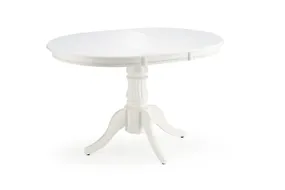 Кухонній стіл HALMAR WILLIAM 90-124x90 см білий фото