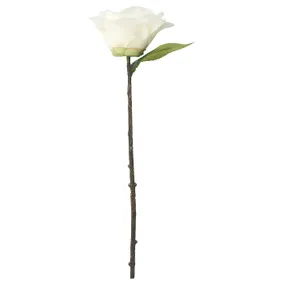 IKEA SMYCKA СМЮККА, штучна квітка, для приміщення/вулиці/Камелія білий, 28 см 905.717.93 фото