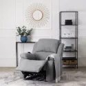 Масажне крісло MEBEL ELITE BONO 2, тканина: сірий фото thumb №6