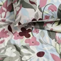 IKEA KORSKOVALL КОРСКОВАЛЛ, пододеяльник и 2 наволочки, разноцветный / цветочный рисунок, 200x200 / 50x60 см 005.753.09 фото thumb №2