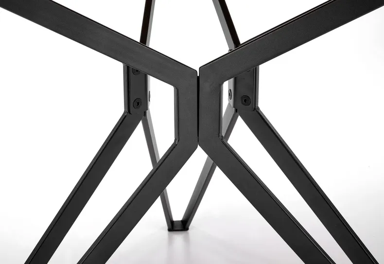 Кухонний стіл HALMAR PIXEL 2 120x120 см чорний, дуб золотистий фото №5