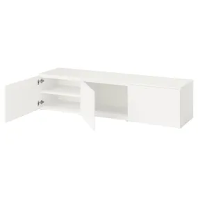 IKEA PLATSA, комбинация с дверьми, белый Фоннес/белый, 180x42x43 см 795.858.62 фото