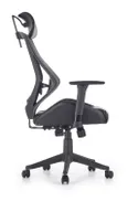 Крісло комп'ютерне офісне обертове HALMAR HASEL чорний / сірий фото thumb №2
