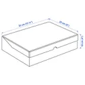 IKEA VATTENTRÅG ВАТТЕНТРОГ, коробка з кришкою, 32x23x10 см 205.510.91 фото thumb №5