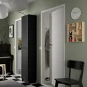 IKEA BILLY БІЛЛІ / OXBERG ОКСБЕРГ, книжкова шафа з дверцятами, чорна імітація дуб, 40x30x202 см 795.631.34 фото thumb №2