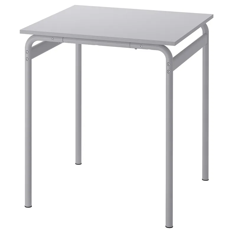 IKEA GRÅSALA ГРОСАЛА, стіл, сірий/сірий, 67x67x75 см 694.840.24 фото №1