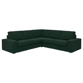 IKEA KIVIK КІВІК, кутовий диван, 4-місний, Талміра темно-зелена 494.847.32 фото