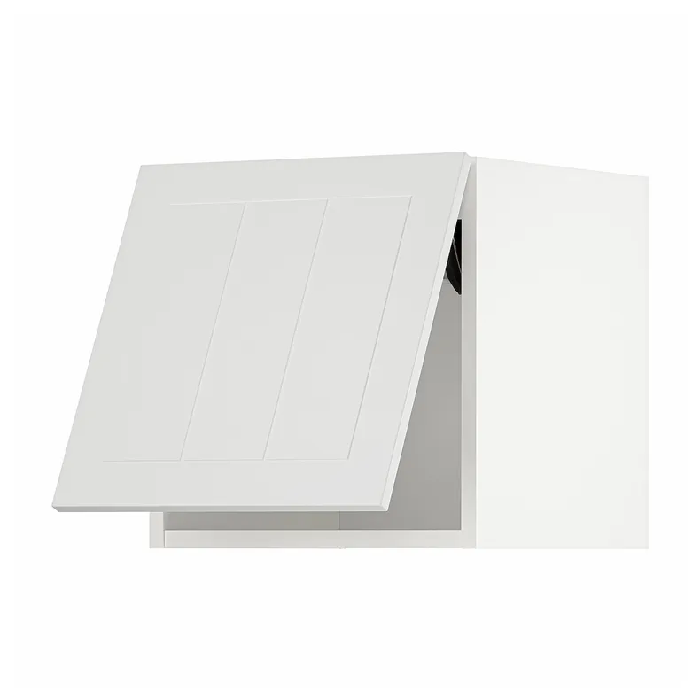 IKEA METOD МЕТОД, навесной горизонтальный шкаф, белый / Стенсунд белый, 40x40 см 194.092.49 фото №1