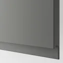 IKEA BESTÅ БЕСТО, навесной шкаф с 2 дверями, Темно-серый / Вястервикен темно-серый, 60x22x128 см 995.081.27 фото thumb №4