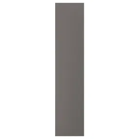 IKEA FORSAND ФОРСАНД, дверцята з петлями, темно-сірий, 50x229 см 894.362.54 фото