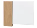 BRW Книжный шкаф Balder 62 см с дверцами и ящиком дуб ривьера/белый глянец, дуб ривьера/белый глянец REG1D1S-DRI/BIP фото thumb №4