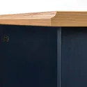 IKEA SKRUVBY СКРУВБИ, журнальный стол, черный и синий, 60x60 см 705.319.82 фото thumb №4