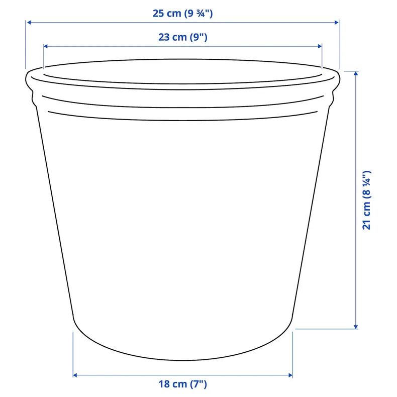 IKEA KÖRSBÄRSBJÖRK, Кришка горщика, Світло-сірий/бежевий, 19 см 805.917.20 фото №5