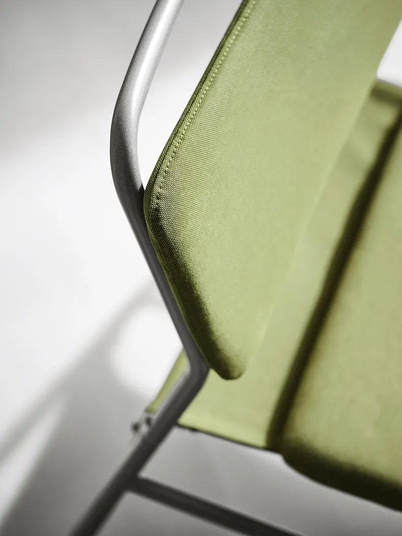 IKEA LINNEBÄCK ЛІННЕБЕКК, крісло, ОРРСТА оливково-зелений 304.872.26 фото №6