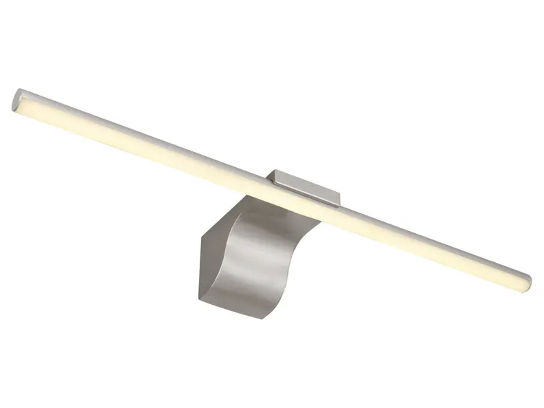 BRW Світлодіодний металевий настінний світильник для ванної кімнати Pepe сріблястий 091433 фото №2