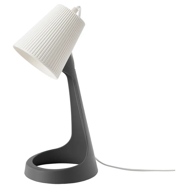 IKEA SVALLET СВАЛЛЕТ, робоча лампа, темно-сірий/білий 703.584.87 фото №1