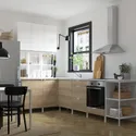 IKEA ENHET ЭНХЕТ, угловая кухня, белый / имит. дуб белёный 893.379.18 фото thumb №2