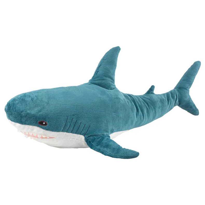 IKEA BLÅHAJ БЛОХЕЙ, іграшка м’яка, акула, 100 см 303.735.88 фото №1