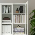 IKEA BILLY БІЛЛІ, стелаж панель / скляні дверцята, білий, 80x42x202 см 693.988.37 фото thumb №3