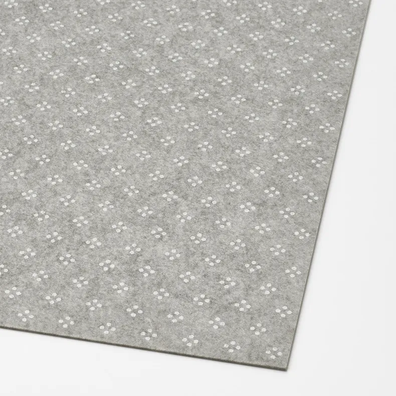 IKEA KOMPLEMENT КОМПЛЕМЕНТ, килимок для шухляди, світло-сірий з малюнком, 90x53 см 504.653.89 фото №5