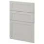 IKEA METOD МЕТОД, 3 фасада для посудомоечной машины, Лерхиттан светло-серый, 60 см 494.498.85 фото