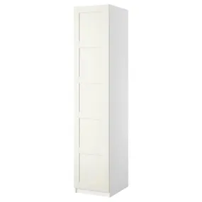 IKEA PAX ПАКС / BERGSBO БЕРГСБУ, гардероб із 1 дверцятами, білий/білий, 50x60x236 см 299.046.30 фото
