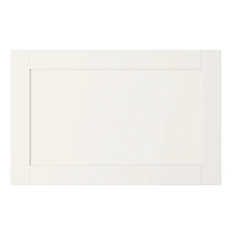 IKEA HANVIKEN ХАНВИКЕН, дверь / фронтальная панель ящика, белый, 60x38 см 002.918.48 фото №1