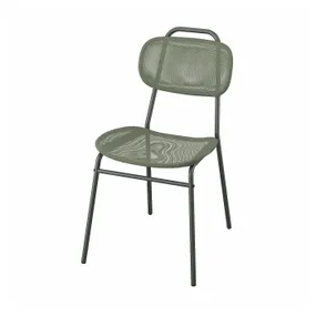 IKEA ENSHOLM ЕНСХОЛЬМ, стілець, зелений вуличний 105.437.37 фото