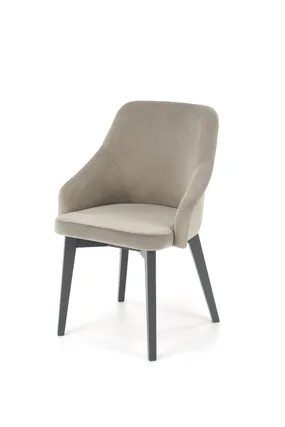 Кухонный стул HALMAR TOLEDO 2 графит/серый (1p=1шт) фото