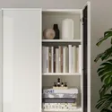 IKEA BILLY БИЛЛИ / HÖGBO ХЁГБУ, стеллаж со стеклянными дверцами, белый, 80x30x202 см 794.836.13 фото thumb №4