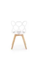 Кухонный стул HALMAR K308 белый/серый фото thumb №8