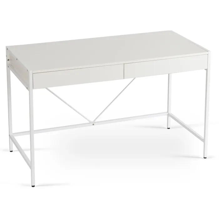 Письменный стол MEBEL ELITE ALLY, 123 см, Белый фото №7