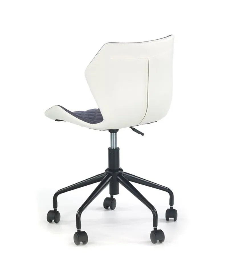 Кресло компьютерное офисное вращающееся HALMAR MATRIX белый/серый, ткань фото №2