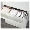 IKEA BRIMNES БРІМНЕС, меблі д / спальні, компл із 3 предм, білий, 160x200 см 694.833.93 фото thumb №6