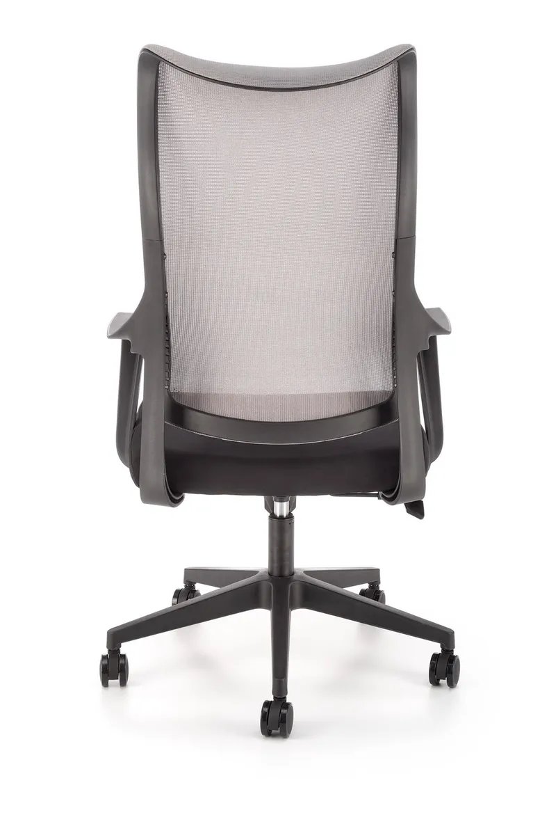 Крісло комп'ютерне офісне обертове HALMAR LORETO, сірий-чорний фото №12