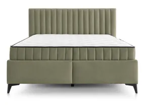 BRW Кровать двуспальная с 2 матрасами и подъемным механизмом BRW JOY, 180x200 см, светло-зеленый LO_KT-JOY-180X200-G2-ELEMENT_11 фото
