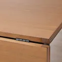 IKEA DANDERYD ДАНДЕРЮД / EBBALYCKE ЕББАЛЮККЕ, стіл+2 стільці, сосна чорна/ідекулла бежева, 74/134x80 см 795.680.75 фото thumb №4