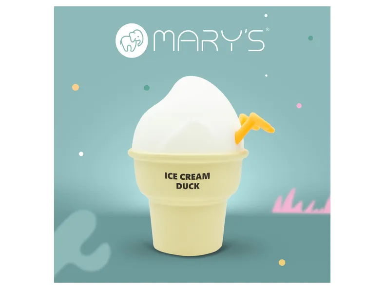 BRW Светодиодная силиконовая лампа Mary's Ice-Duck белая 096882 фото №7